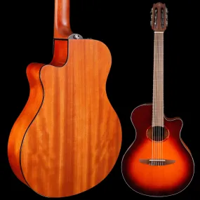 Yamaha NTX1 BS NTX - Thinline Acoustic-Electric Classical Guitar, Brown Sunburst