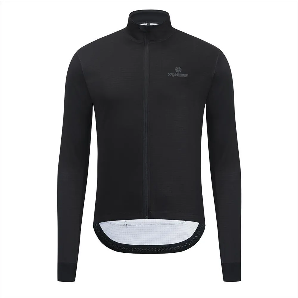 YKYW Men's Cycling Jacket Winter Icy Weather -5-10℃ Waterproof and Windproof Warm Thermal Fleece 2 Colors