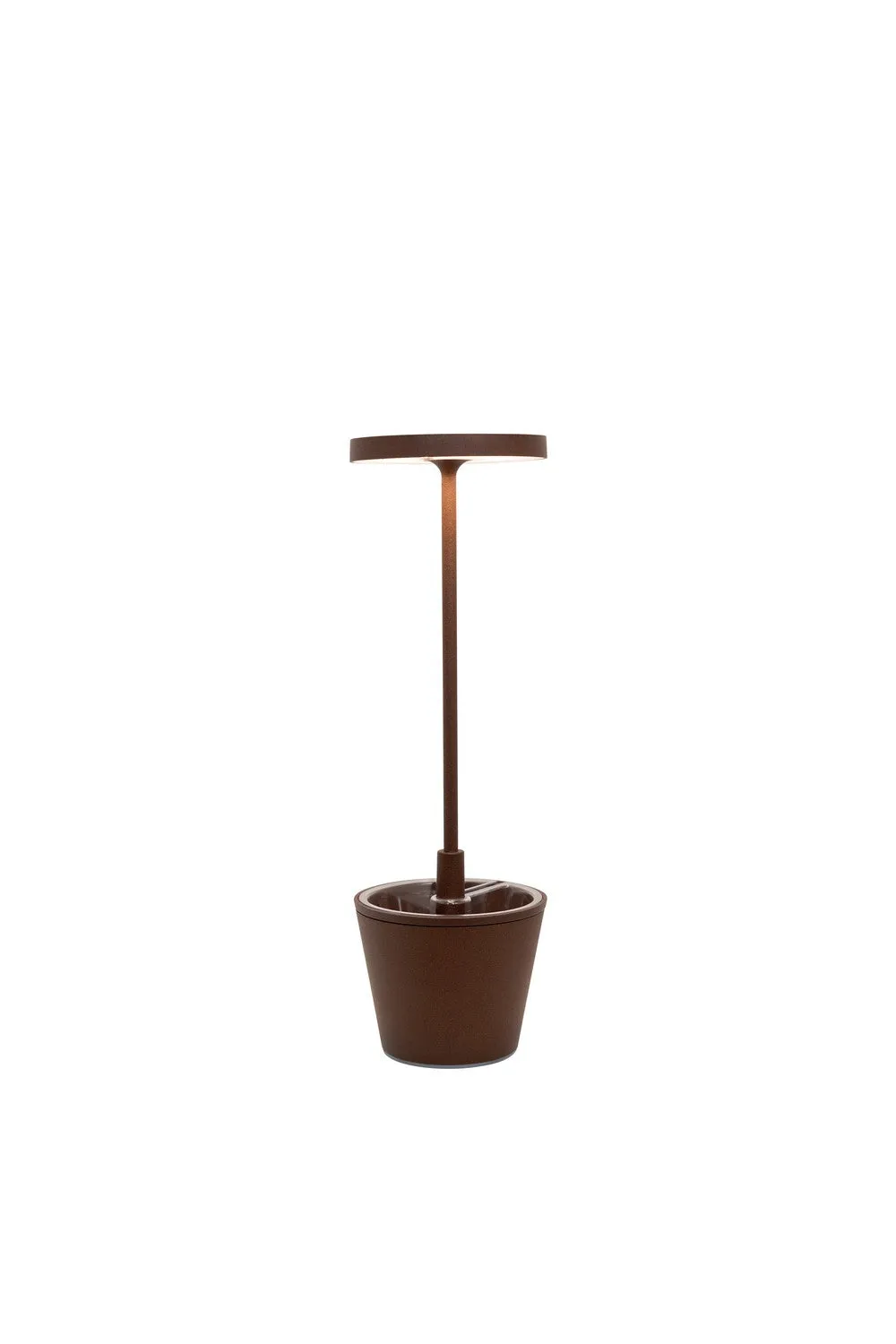 Zafferano Poldina UpsideDown Table Lamp LD0420R4 Rust